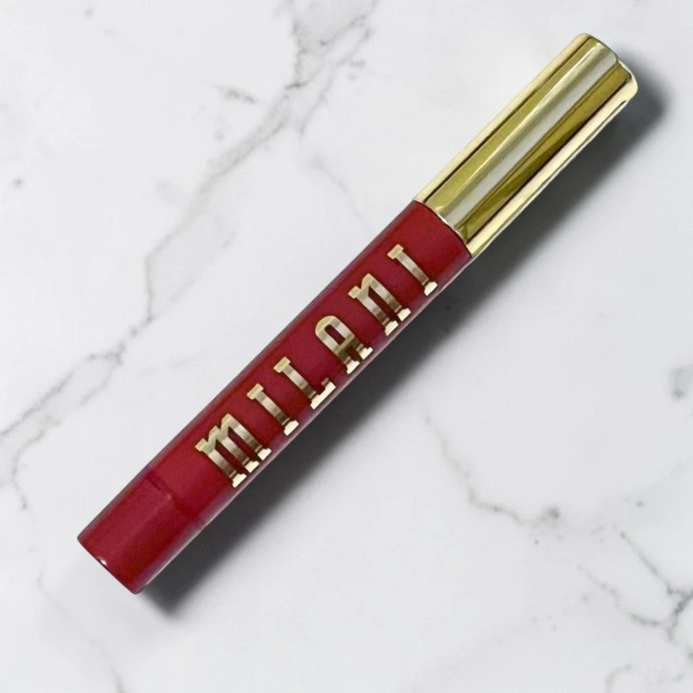Milani Keep It Full Glossy Plumping Balm Lip Gloss 200 Chili 0.07oz Brown Red